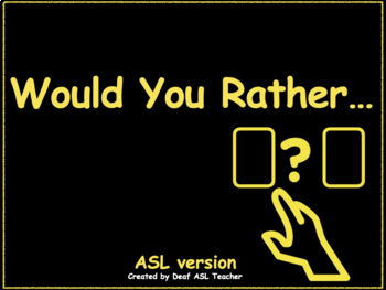 Preview of Would You Rather... 