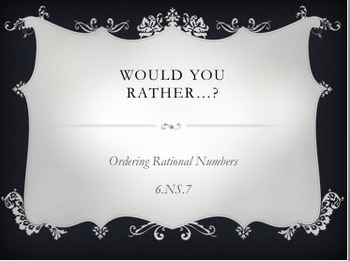 Preview of Would You Rather...?