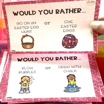 Would You Rather? Spring Cards for Kids