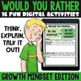 Would You Rather Activities | Growth Mindset Digital Activ