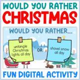 Would You Rather Activity - Christmas Edition - Fun Class 
