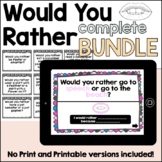 Would You Rather Articulation Complete Bundle