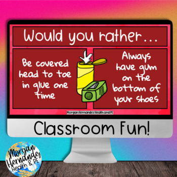 Would You Rather: Back to School Edition