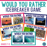 Would You Rather Back to School Icebreaker Game - BTS Activity