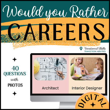 Preview of Would You Rather | Career & Job Positions | This or That Game & Activity