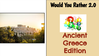 Preview of Would You Rather Critical Thinking Activities: Ancient Greece