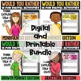 Would You Rather Digital/Printable Bundle | Social Emotion