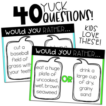 Would You Rather Question Cards - Cassie Dahl