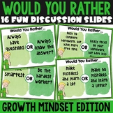 Would You Rather Powerpoint Activities | Growth Mindset Ac