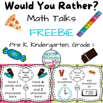 Preview of Would You Rather - FREEBIE - Math Activities & Math Centers for Early Primary