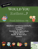 Would You Rather - Food and Cooking Edition #2