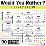 Would You Rather? Food Edition Activity