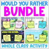 Would You Rather Game BUNDLE | Fun Friday Activity | Whole