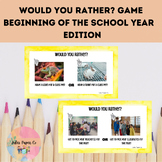 Would You Rather? Game Beginning of the Year Edition Augus