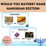 Would You Rather? Game Hanukkah, Chanukah Edition Winter Holidays