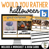 Would You Rather - Halloween Activity