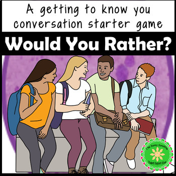 Would You Rather Party Game | This or That Questions | Conversation Starter  | Party Starter Icebreaker Questions | EASY Instant Download NOW