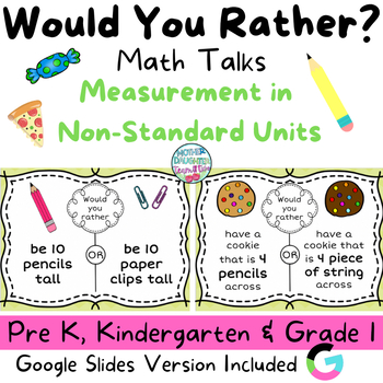 Preview of Would You Rather - Measurement in Non-Standard Units (Linear, Mass, Capacity)