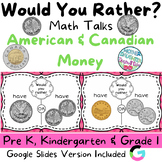 Would You Rather - Money - Kindergarten & Grade One - Math