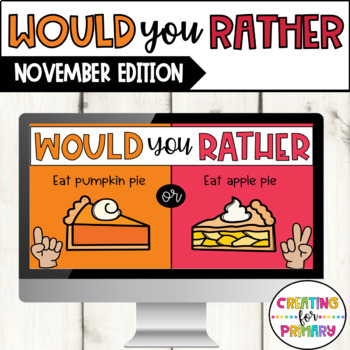 Preview of Would You Rather November/Thanksgiving Edition