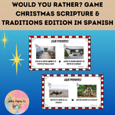 Would You Rather? ¿Qué Prefieres? Game Christmas Scripture