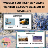 Would You Rather? ¿Qué Prefieres? Game Winter Fun Edition 
