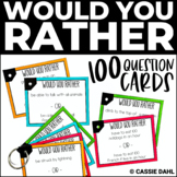 Would You Rather Questions | Printable Question Cards