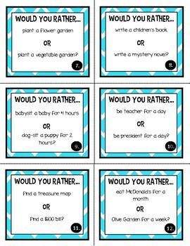 would you rather questions for students