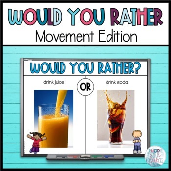 Preview of Would You Rather Questions - Brain Break Activities  