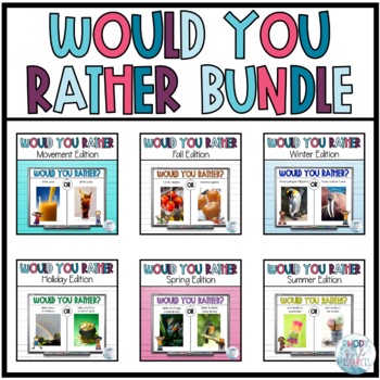Would You Rather Questions Seasons | BUNDLE