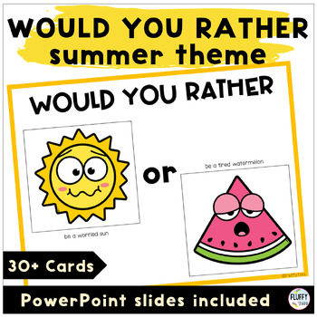 Would You Rather Summer Edition with PowerPoint for End of The Year ...