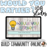 Would You Rather Questions Fun Community Building Icebreak