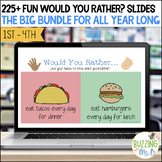 Would You Rather Questions - The Big Bundle of 225 slides