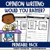 Would You Rather Questions and Writing Prompts | Opinion W