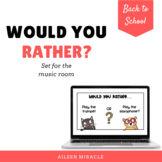 Would You Rather Questions for Music Class