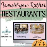 Would You Rather | Restaurant Choices GOOGLE SLIDE | This 
