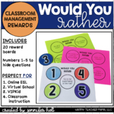 Would You Rather Reward System for Classroom Management | 