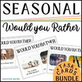 Would You Rather SEASONAL Life Skills | Task Cards BUNDLE