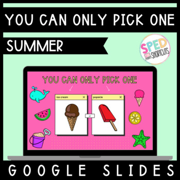 Preview of Would You Rather? | SUMMER Edition | Google Slides | Extended School Year (ESY)
