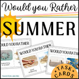 Would You Rather | SUMMER TASK CARDS | This or That Game &