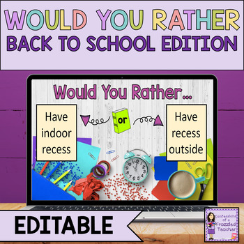 Would You Rather: Back to School Edition