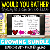 Would You Rather Slides - Brain Break & Morning Meeting Bundle