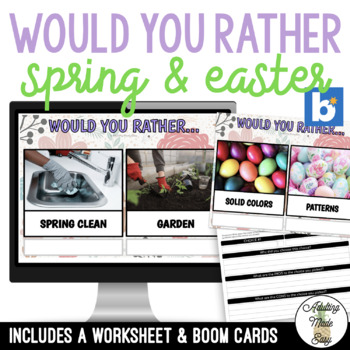 Preview of Would You Rather - Spring & Easter Activity