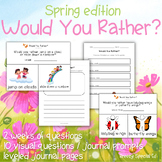 Would You Rather? Spring Questions + Journal Prompts