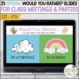 Would You Rather? Spring themed slides for class meetings