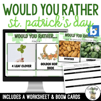 Preview of Would You Rather - St. Patrick's Day Activity