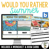 Would You Rather - Summer Activity