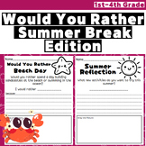 Would You Rather: Summer Break Edition Decision Making Wor