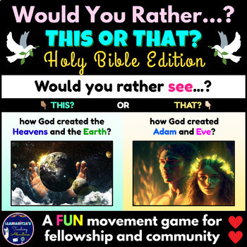 Preview of Would You Rather...? | THIS or THAT - Holy Bible Edition