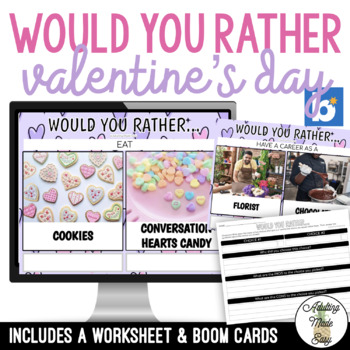 Preview of Would You Rather - Valentine's Day Activity